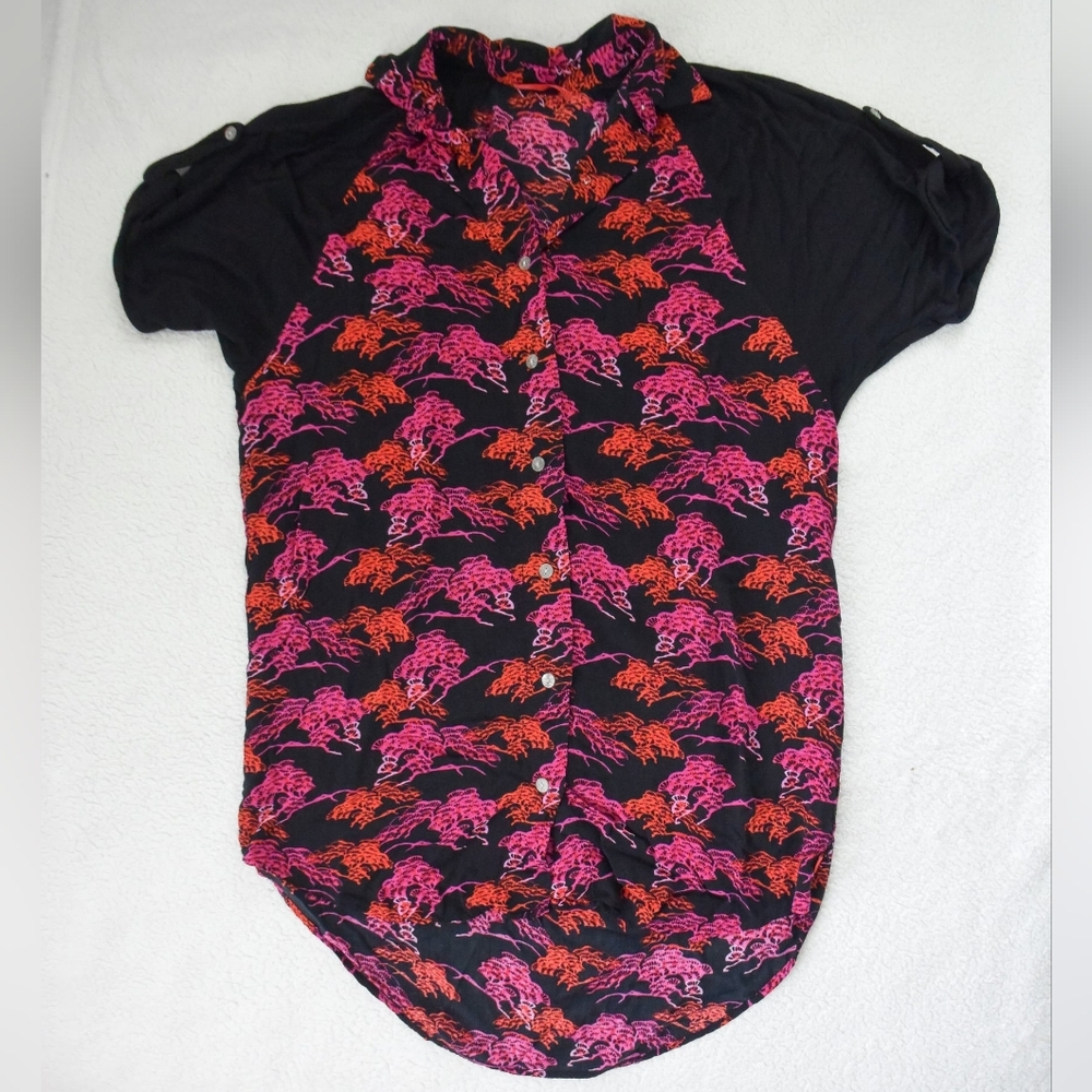 *Josie* NATORI - Long Sleeve Shirt - size XS
